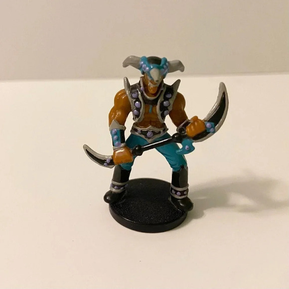 1996 Yugioh Dungeon Dice Monsters Vorse Raider ST 05 Mini Figure 1.75 Inch Tall - Picture 7 of 11